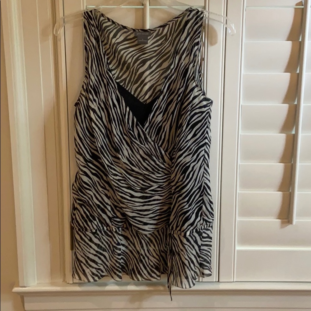 Ann Taylor Zebra Top